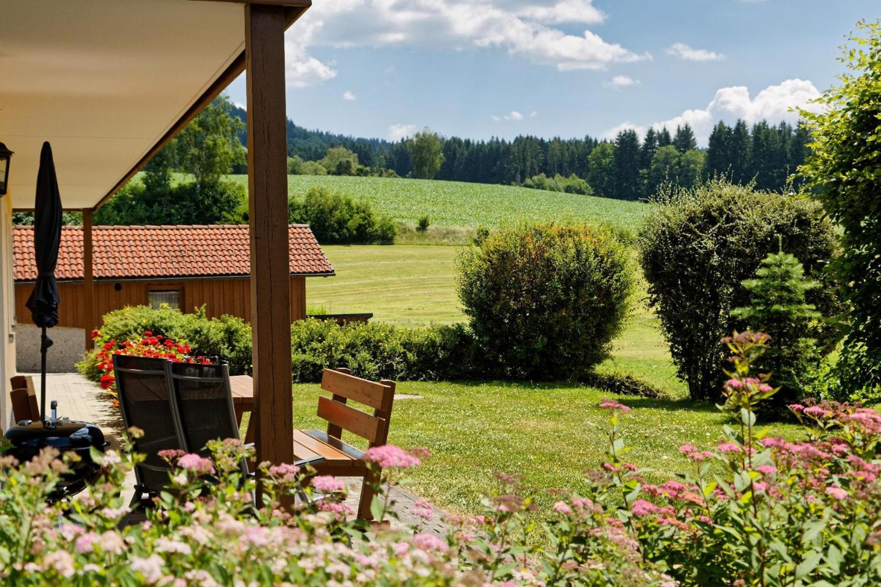 Ferienwohnungen Holzferienhaeuser Leithenwald Zwiesel Exterior foto