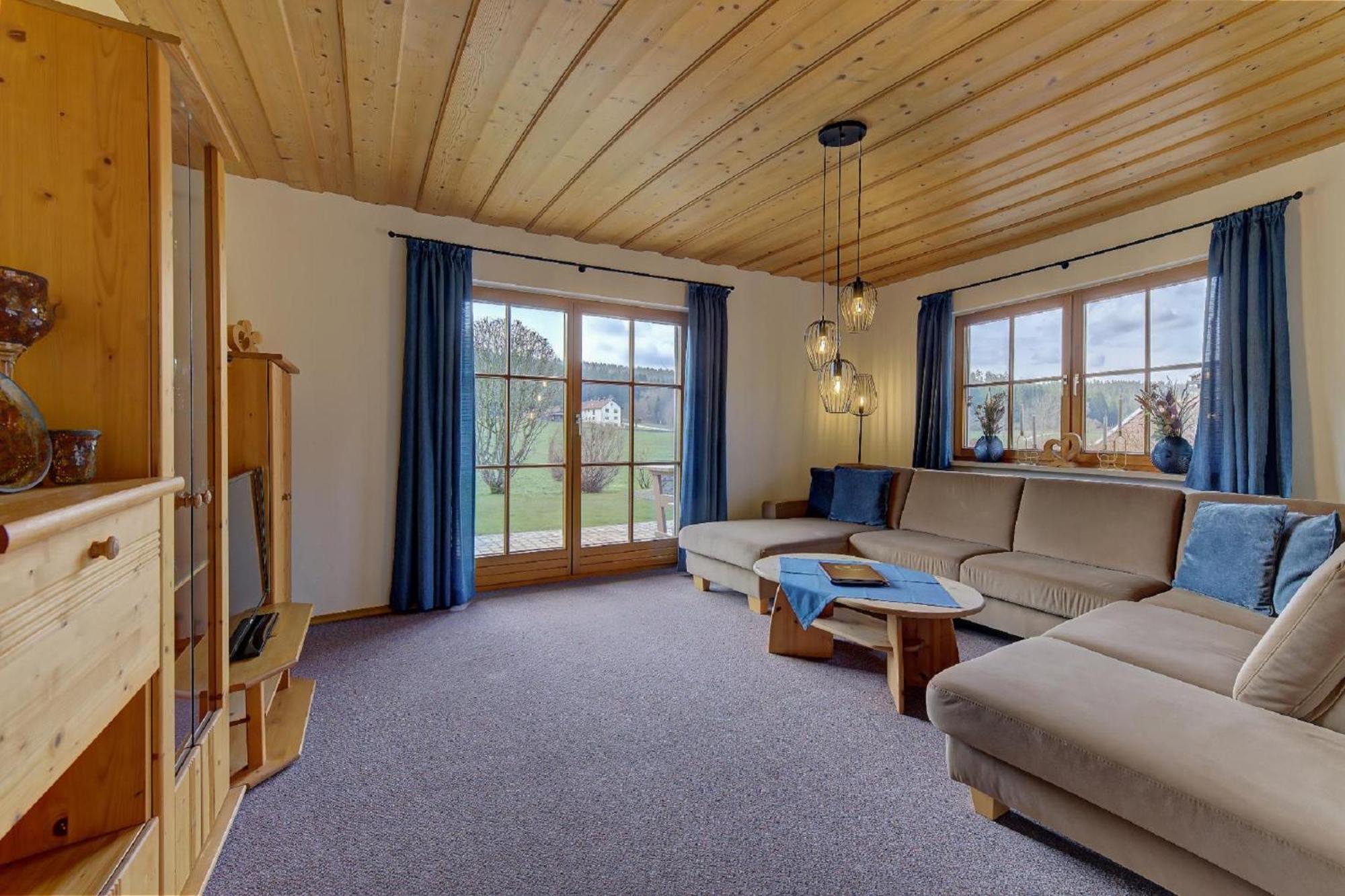 Ferienwohnungen Holzferienhaeuser Leithenwald Zwiesel Exterior foto