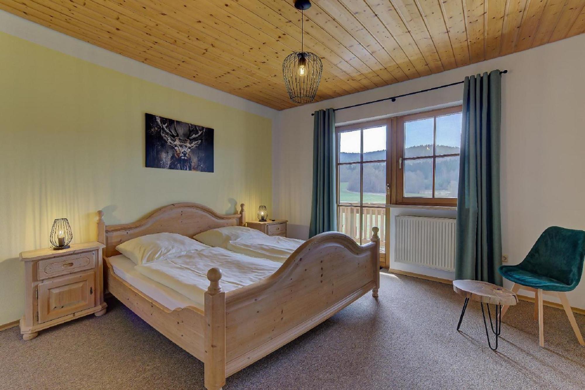 Ferienwohnungen Holzferienhaeuser Leithenwald Zwiesel Exterior foto