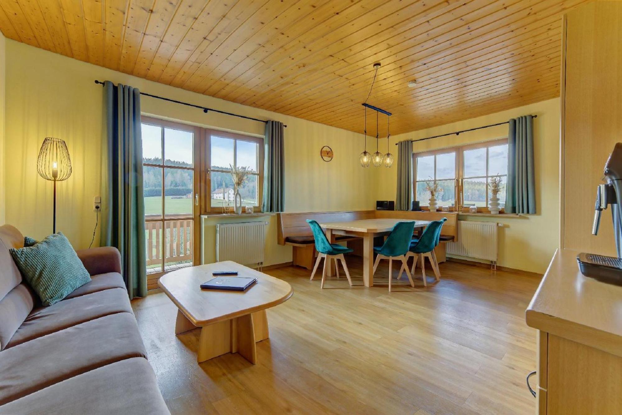 Ferienwohnungen Holzferienhaeuser Leithenwald Zwiesel Exterior foto
