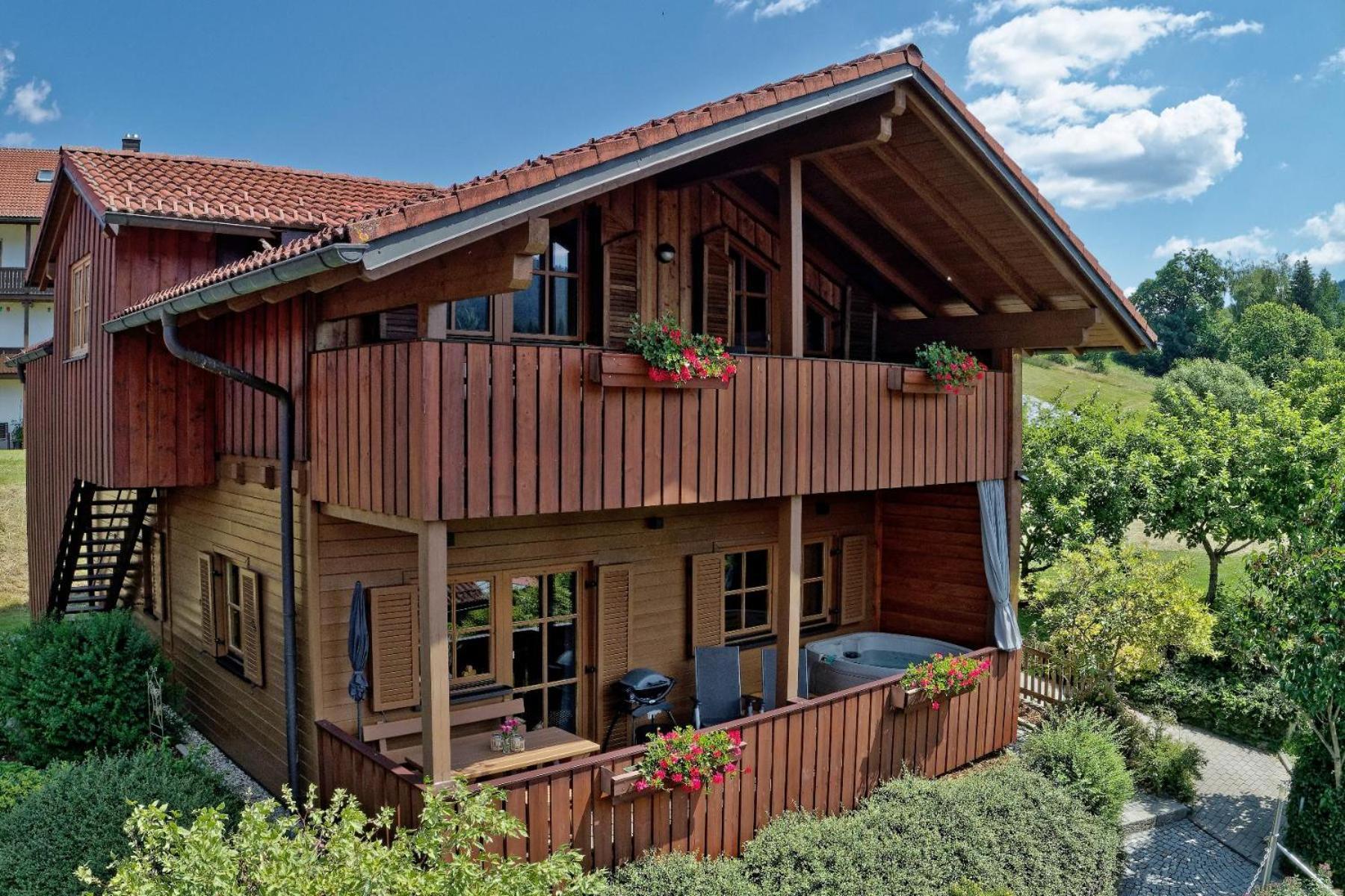 Ferienwohnungen Holzferienhaeuser Leithenwald Zwiesel Exterior foto