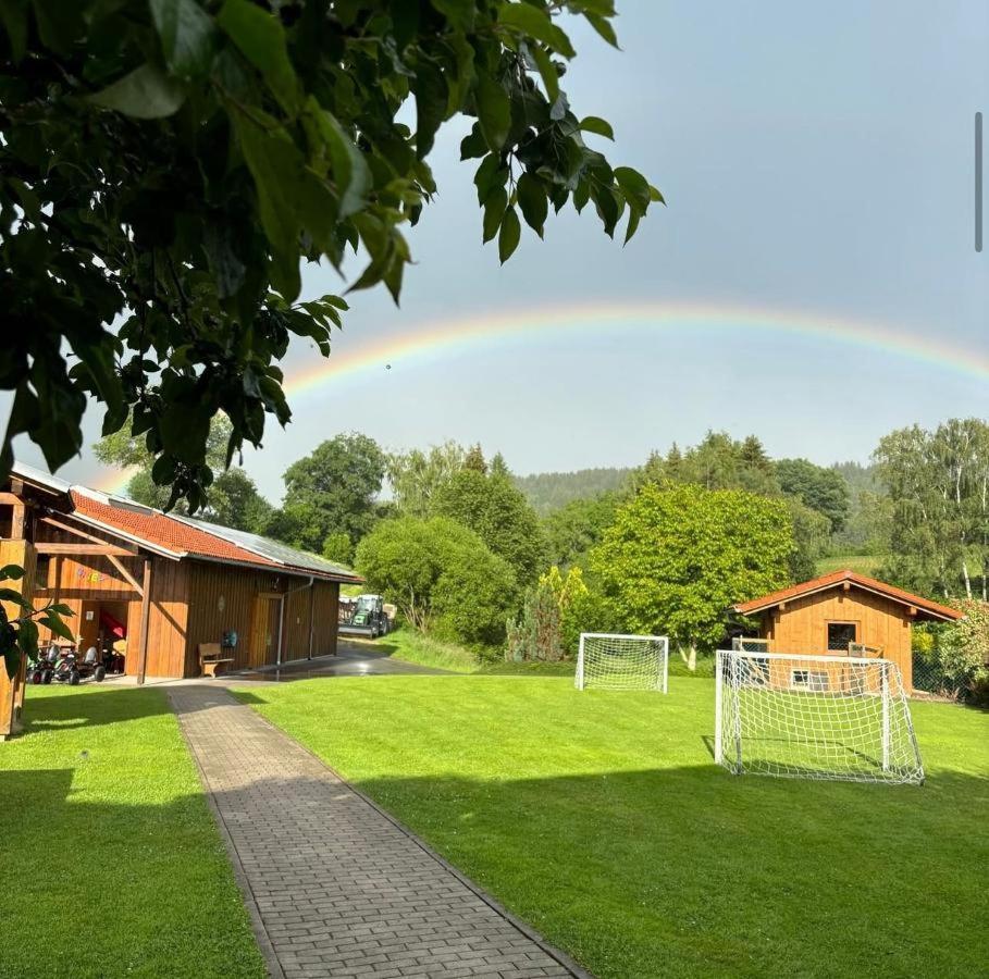 Ferienwohnungen Holzferienhaeuser Leithenwald Zwiesel Exterior foto